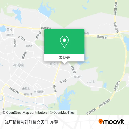 缸厂横路与祥好路交叉口地图