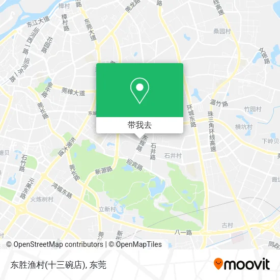东胜渔村(十三碗店)地图