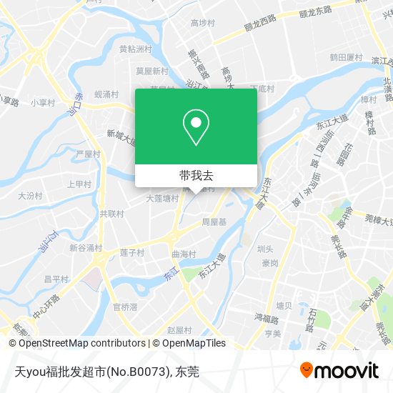 天you福批发超市(No.B0073)地图