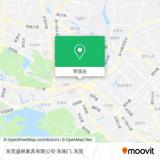 东莞盛林家具有限公司-东南门地图