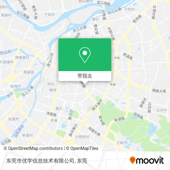东莞市优学信息技术有限公司地图