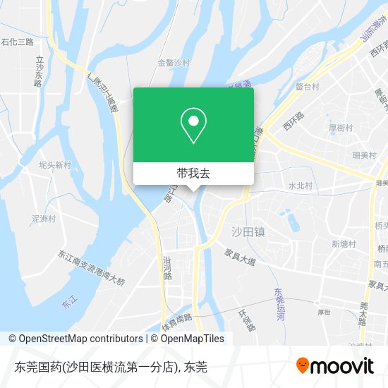 东莞国药(沙田医横流第一分店)地图