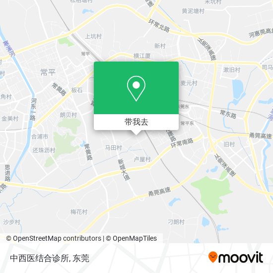 中西医结合诊所地图