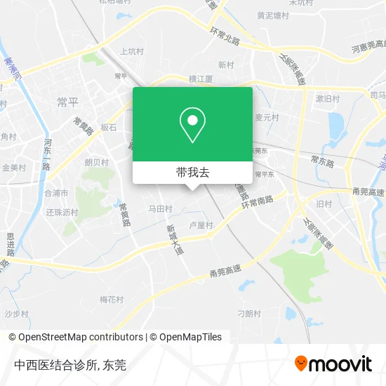 中西医结合诊所地图