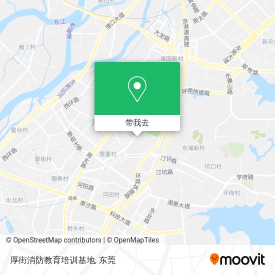 厚街消防教育培训基地地图