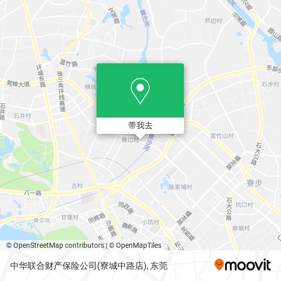 中华联合财产保险公司(寮城中路店)地图