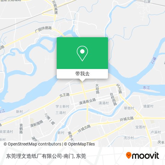 东莞理文造纸厂有限公司-南门地图