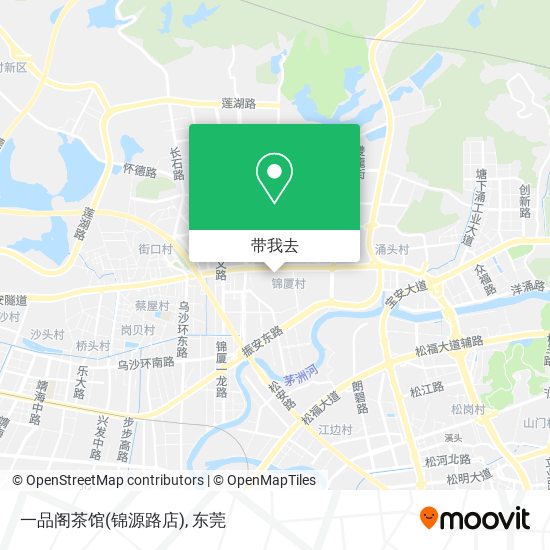 一品阁茶馆(锦源路店)地图