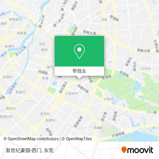 新世纪豪园-西门地图