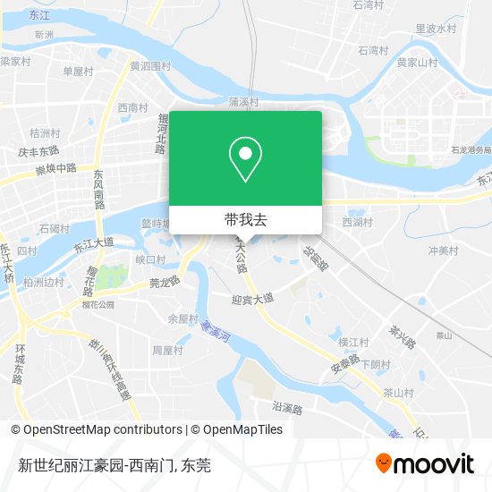新世纪丽江豪园-西南门地图