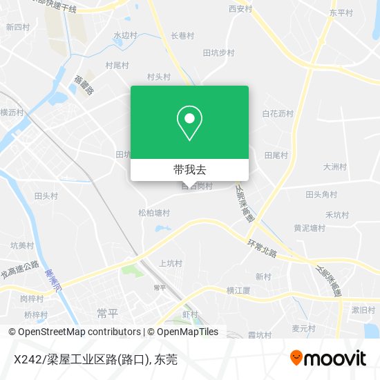 X242/梁屋工业区路(路口)地图