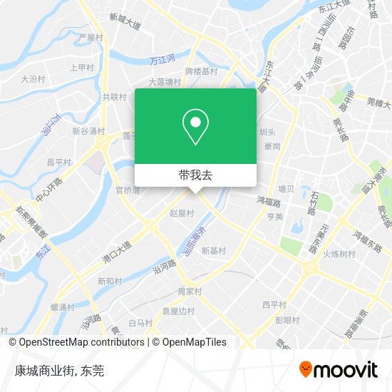 康城商业街地图