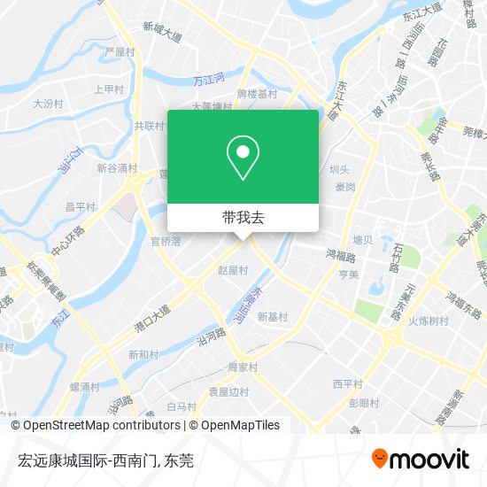宏远康城国际-西南门地图