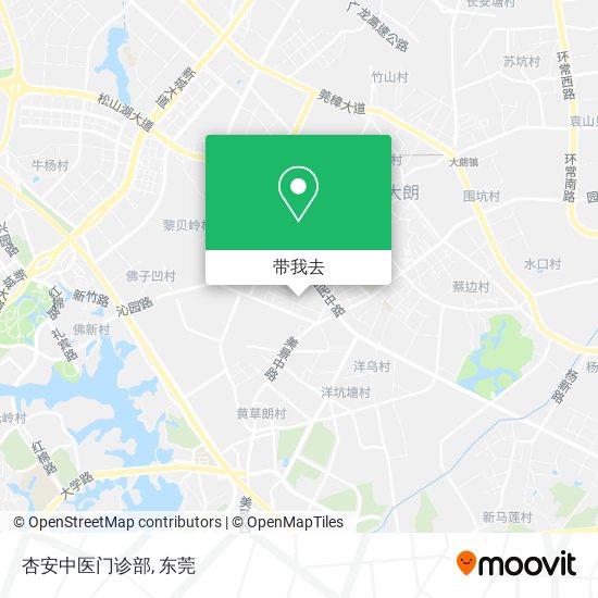 杏安中医门诊部地图