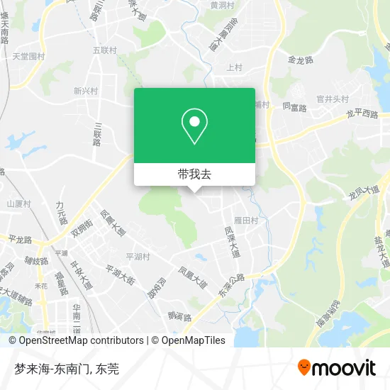 梦来海-东南门地图