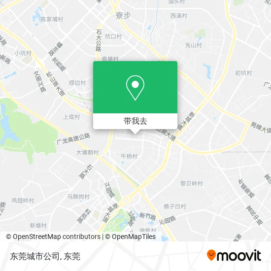 东莞城市公司地图