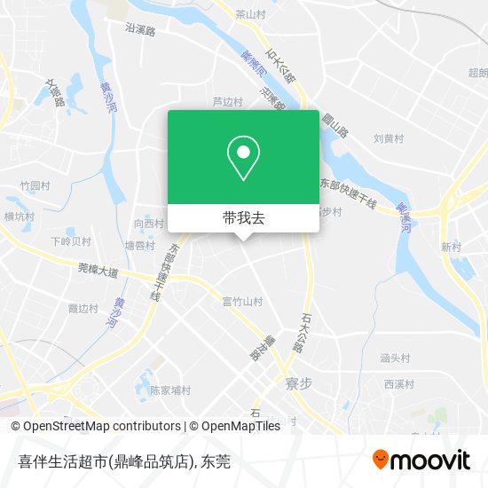 喜伴生活超市(鼎峰品筑店)地图