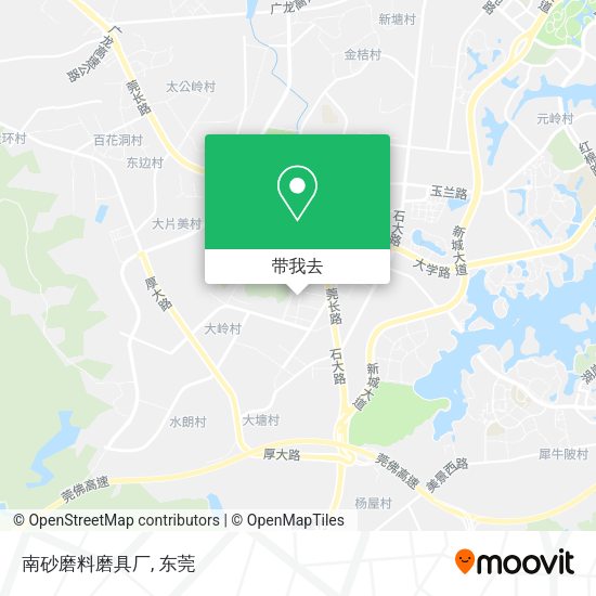 南砂磨料磨具厂地图