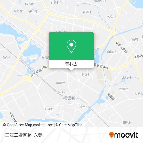 三江工业区路地图