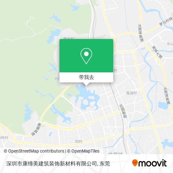 深圳市康缔美建筑装饰新材料有限公司地图