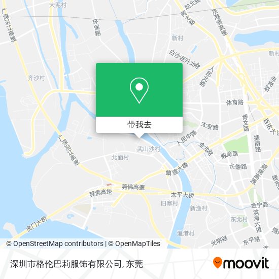 深圳市格伦巴莉服饰有限公司地图