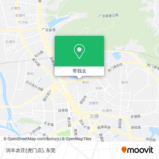 润丰农庄(虎门店)地图