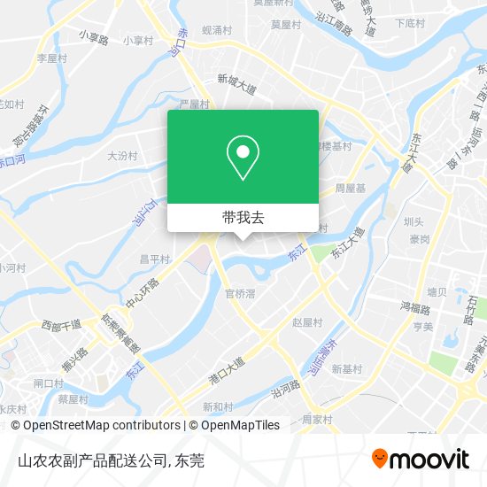 山农农副产品配送公司地图
