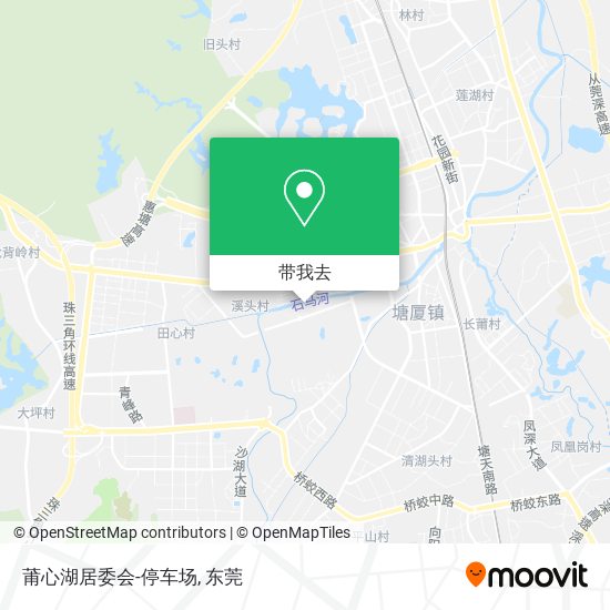 莆心湖居委会-停车场地图