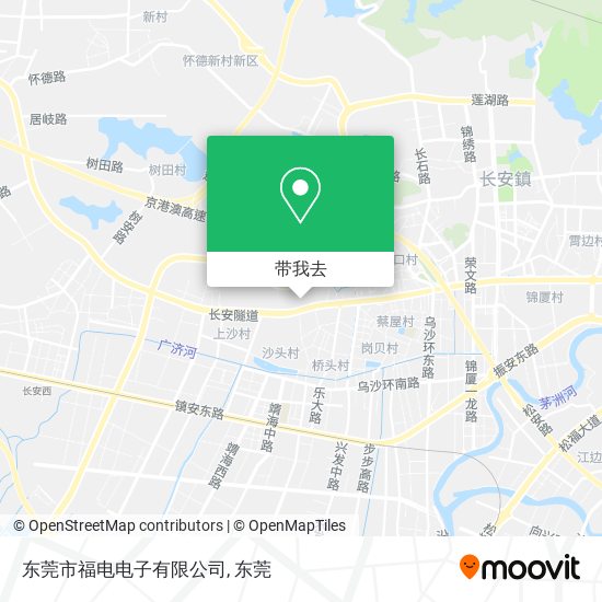 东莞市福电电子有限公司地图