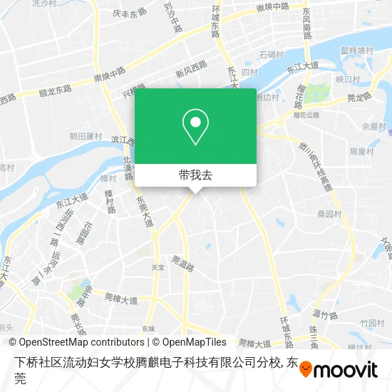 下桥社区流动妇女学校腾麒电子科技有限公司分校地图