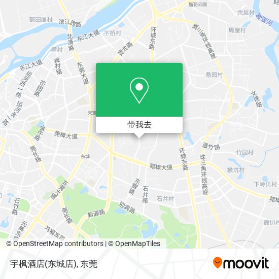 宇枫酒店(东城店)地图