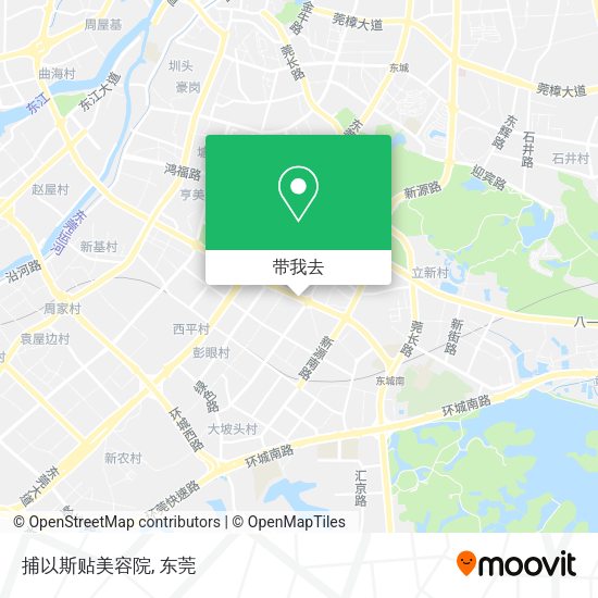 捕以斯贴美容院地图