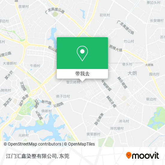 江门汇鑫染整有限公司地图