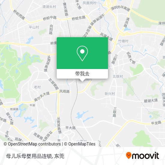 母儿乐母婴用品连锁地图