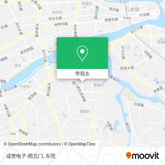 成赞电子-西北门地图