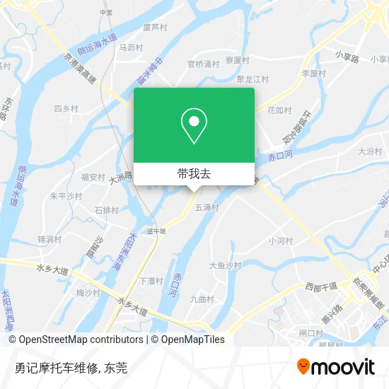 勇记摩托车维修地图