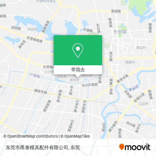 东莞市甬泰模具配件有限公司地图