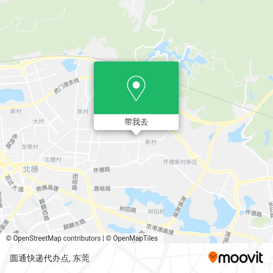 圆通快递代办点地图
