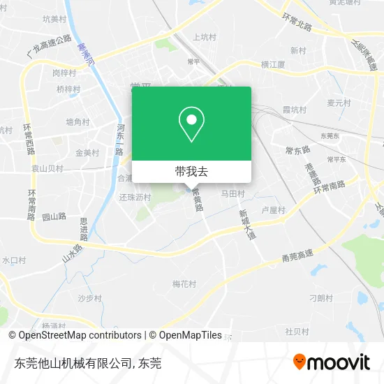 东莞他山机械有限公司地图