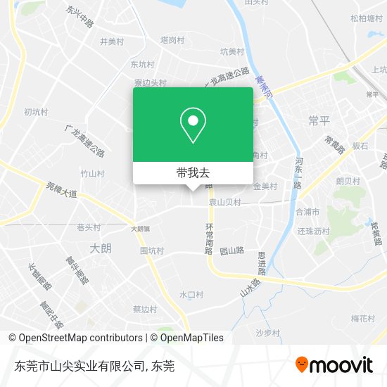 东莞市山尖实业有限公司地图
