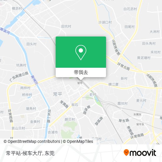 常平站-候车大厅地图