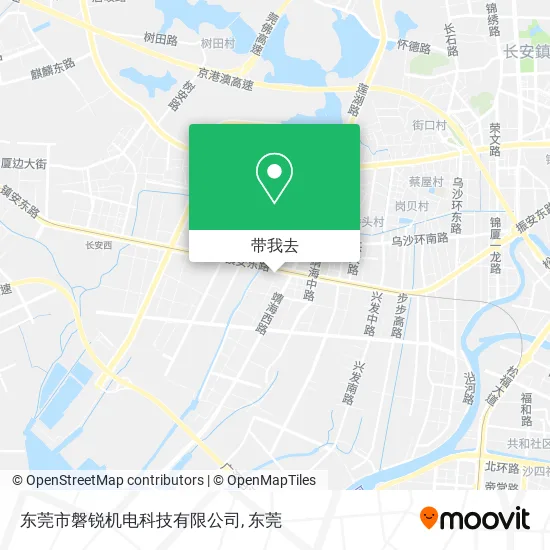 东莞市磐锐机电科技有限公司地图