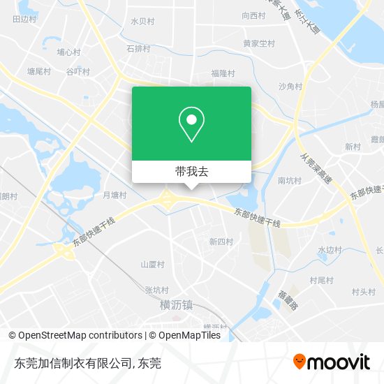 东莞加信制衣有限公司地图
