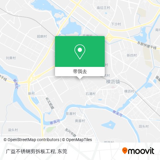 广益不锈钢剪拆板工程地图