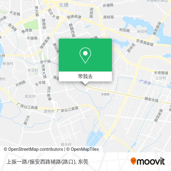 上振一路/振安西路辅路(路口)地图