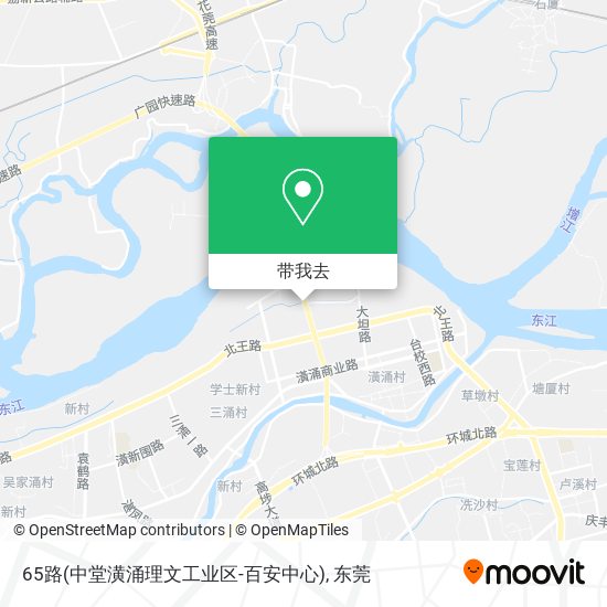65路(中堂潢涌理文工业区-百安中心)地图