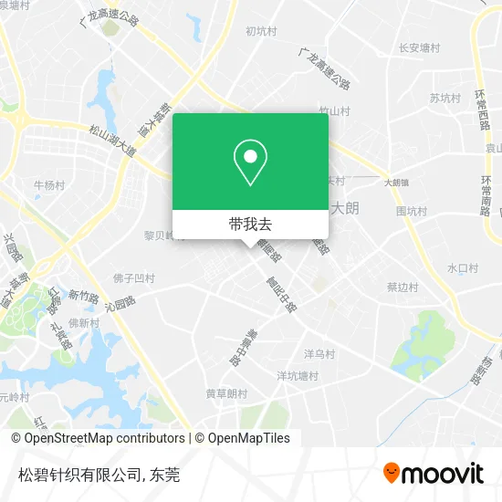 松碧针织有限公司地图