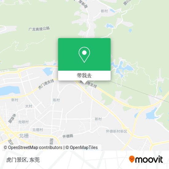 虎门景区地图