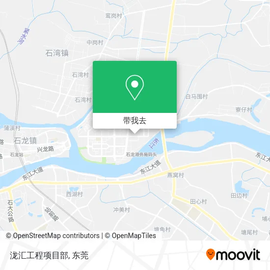 泷汇工程项目部地图