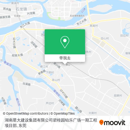 湖南星大建设集团有限公司碧桂园铂乐广场一期工程项目部地图